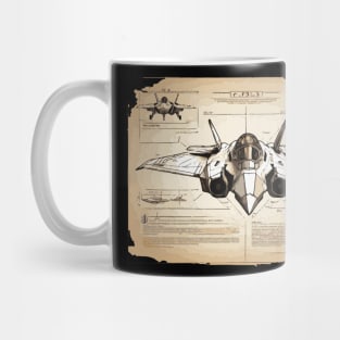 fighter plane Mug